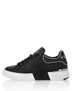 PHILIPP PLEIN Nappa Leather Sneakers Low Top Hexagon><noscript><img data-lazyloaded=