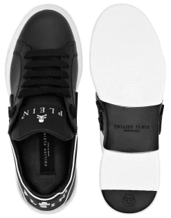 PHILIPP PLEIN Nappa Leather Sneakers Low Top Hexagon><noscript><img data-lazyloaded=