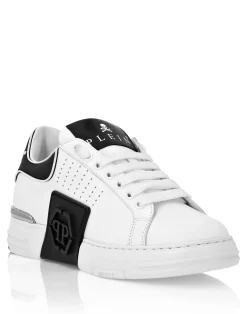 PHILIPP PLEIN Nappa Leather Sneakers Low Top Hexagon>Uomo Low Top Sneakers