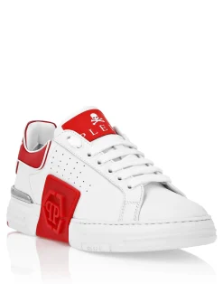 PHILIPP PLEIN Nappa Leather Sneakers Low Top Hexagon>Uomo Low Top Sneakers