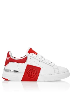 PHILIPP PLEIN Nappa Leather Sneakers Low Top Hexagon>Uomo Low Top Sneakers