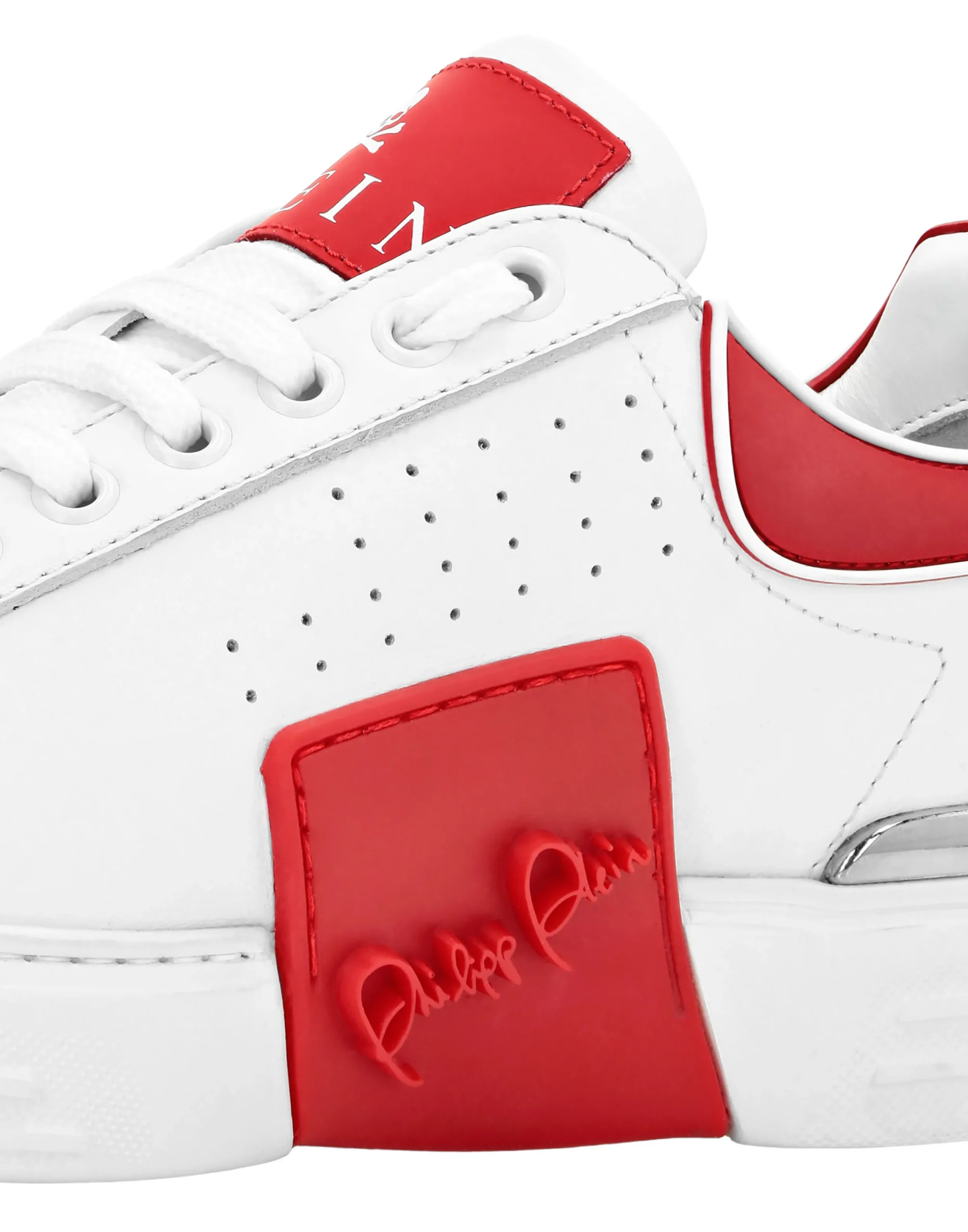 PHILIPP PLEIN Nappa Leather Sneakers Low Top Hexagon>Uomo Low Top Sneakers