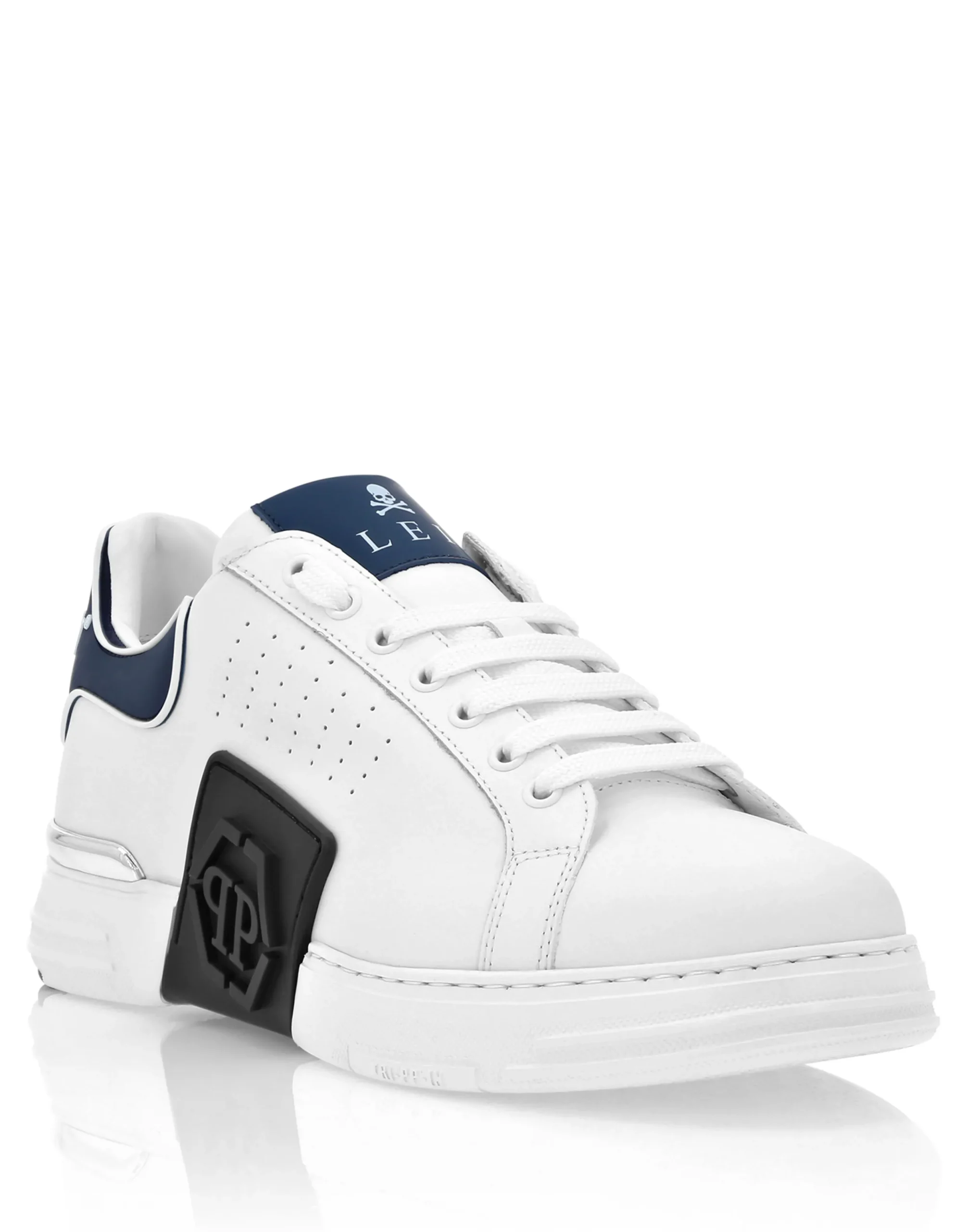 PHILIPP PLEIN Nappa Leather Sneakers Low Top Hexagon>Uomo Low Top Sneakers