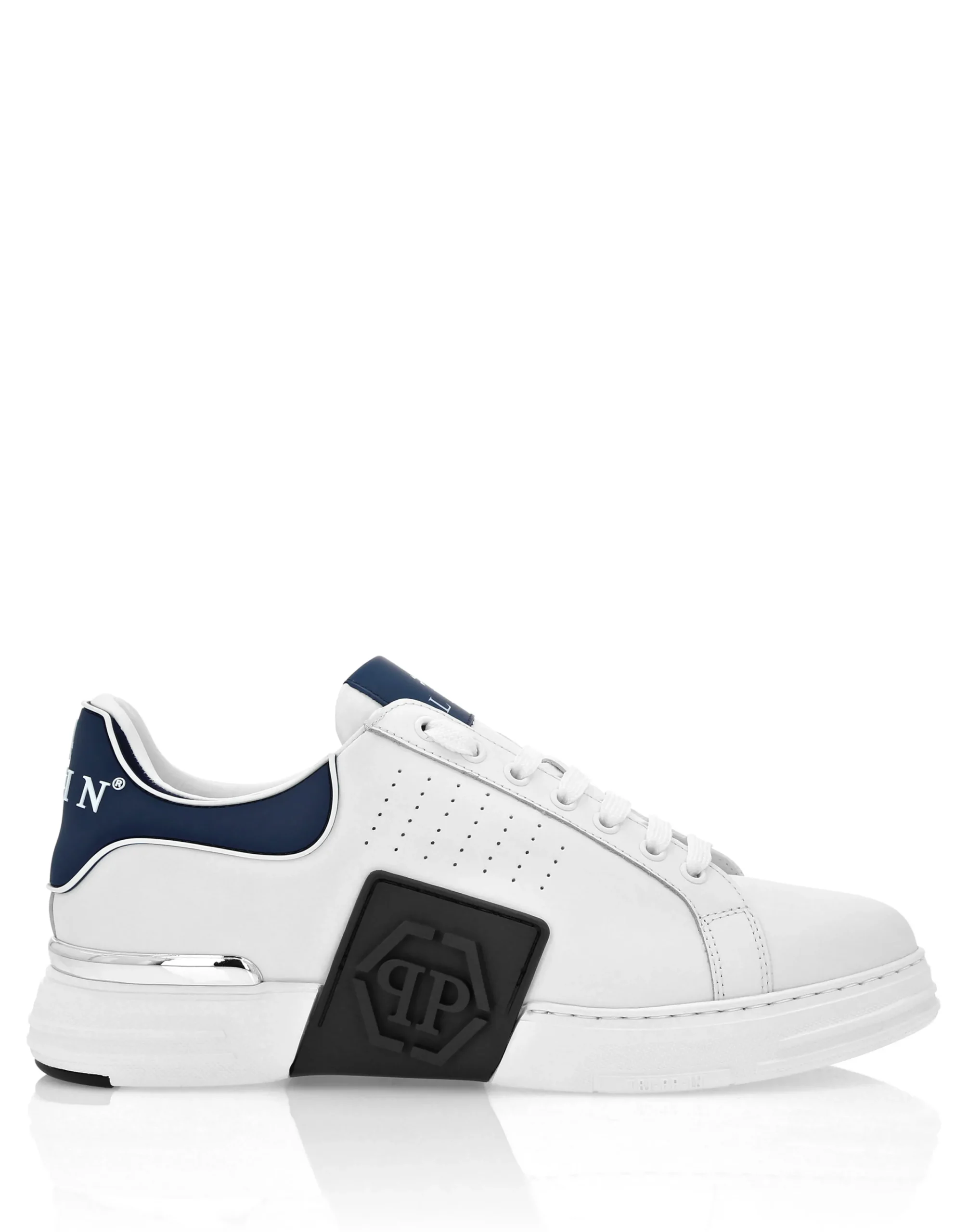 PHILIPP PLEIN Nappa Leather Sneakers Low Top Hexagon>Uomo Low Top Sneakers