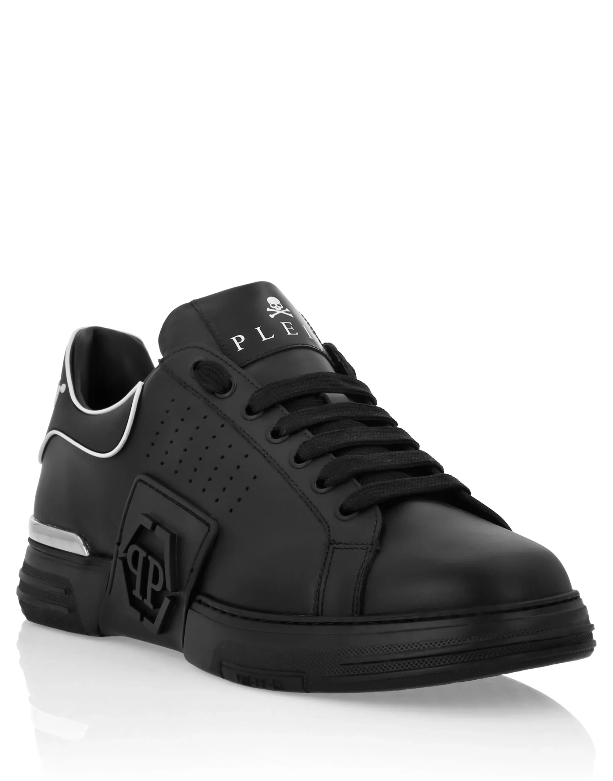 PHILIPP PLEIN Nappa Leather Sneakers Low Top Hexagon>Uomo Low Top Sneakers