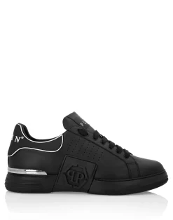 PHILIPP PLEIN Nappa Leather Sneakers Low Top Hexagon>Uomo Low Top Sneakers