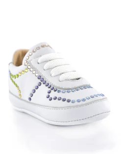 PHILIPP PLEIN NEWBORN SNEAKERS LACE MULTICOLOR CRYSTAL Crystal> Scarpe