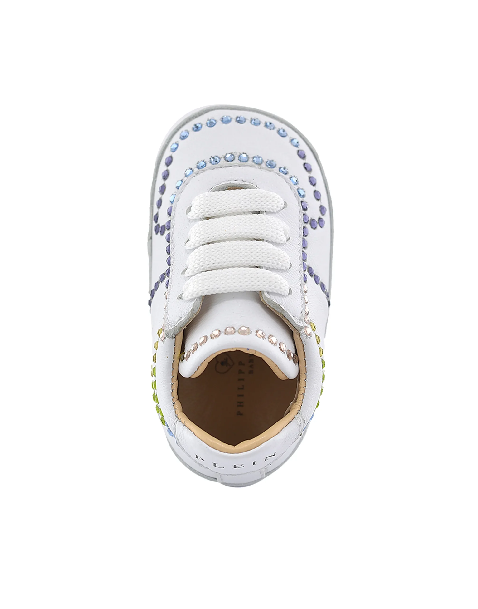 PHILIPP PLEIN NEWBORN SNEAKERS LACE MULTICOLOR CRYSTAL Crystal> Scarpe