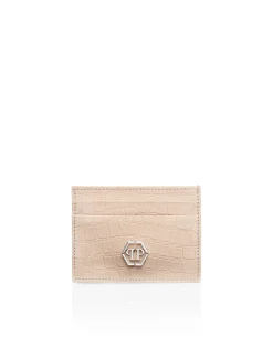 PHILIPP PLEIN Nubuck Cardholder PP>Uomo Portafogli E Piccola Pelletteria
