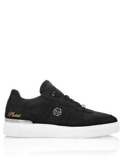 PHILIPP PLEIN Nubuck Low Top Sneakers Cocco>Uomo Low Top Sneakers