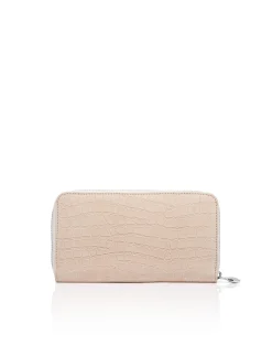 PHILIPP PLEIN Nubuck Rounded Zip Wallet>Donna Portafogli E Piccola Pelletteria