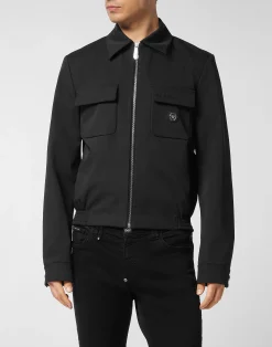 PHILIPP PLEIN Nylon Blouson>Uomo Giacche E Cappotti