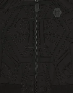 PHILIPP PLEIN Nylon Bomber Monogram><noscript><img data-lazyloaded=