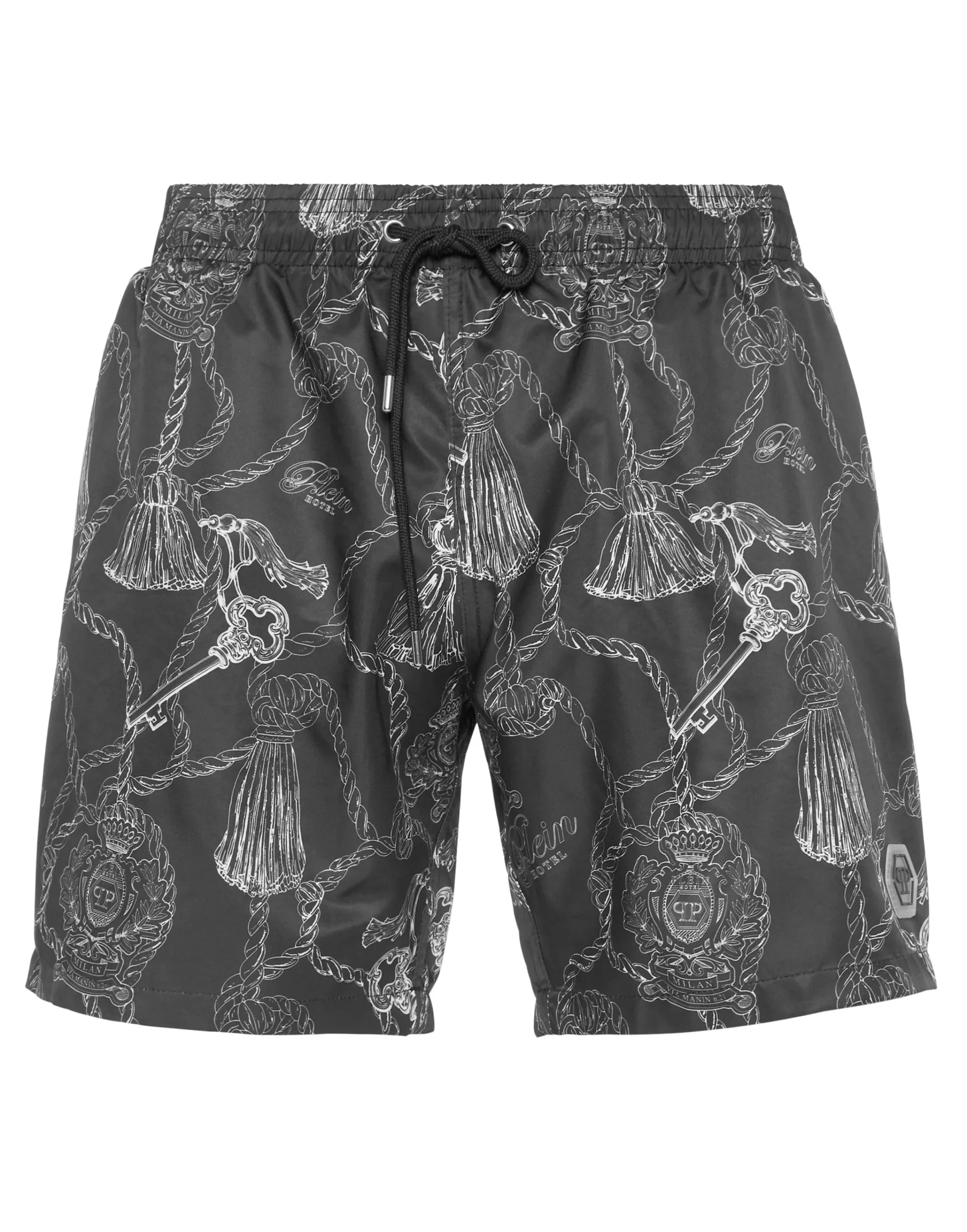 PHILIPP PLEIN Nylon Jogging Shorts Tassels>Uomo Street Couture|Moda Mare