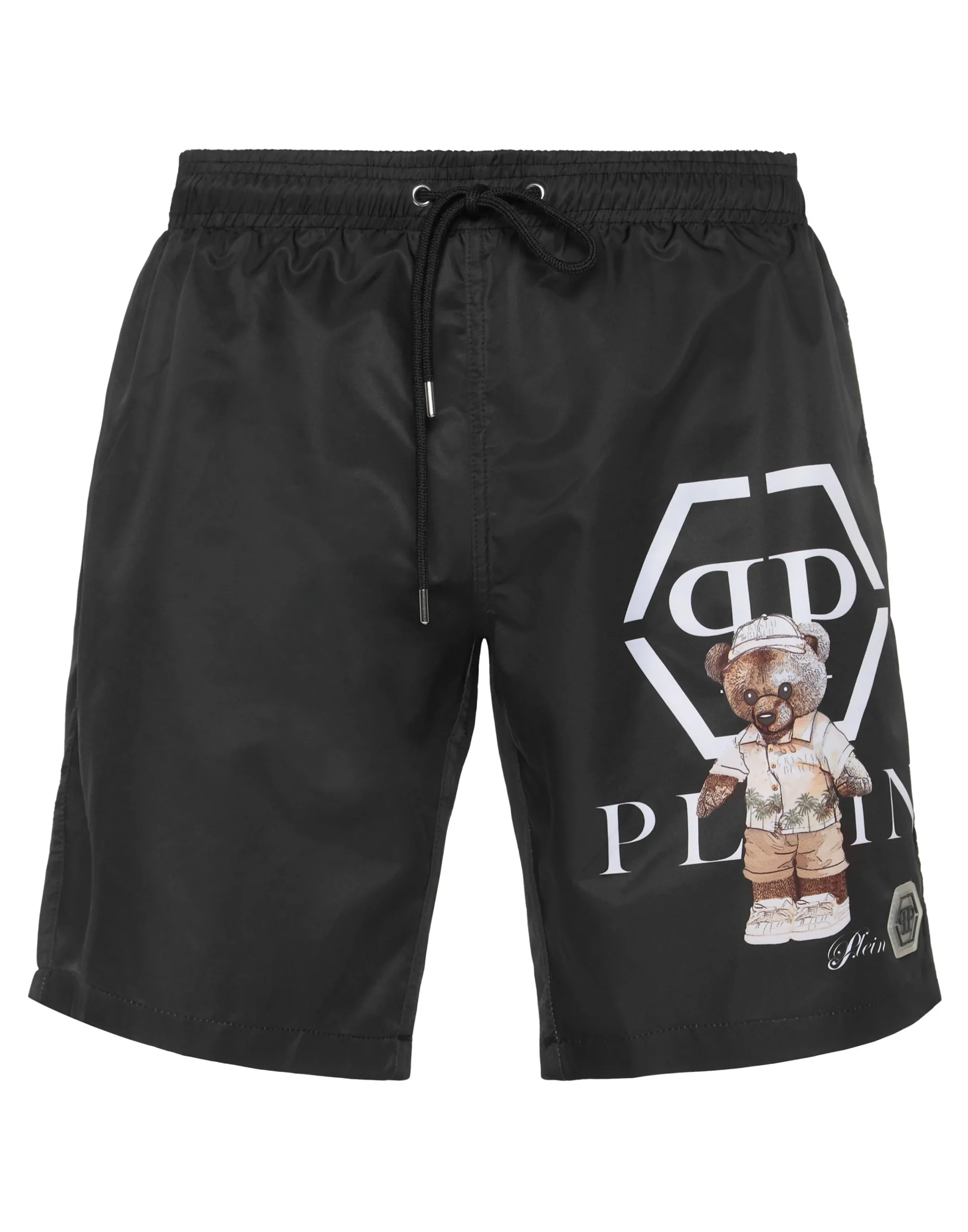 PHILIPP PLEIN Nylon Jogging Shorts Teddy>Uomo Street Couture|Moda Mare