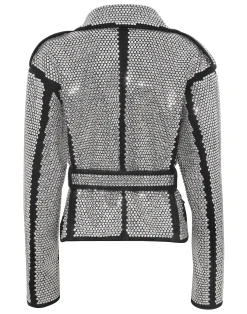 PHILIPP PLEIN Oversized Biker Jacket>Donna Pelle E Pellicce|Giubbotti
