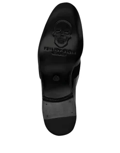 PHILIPP PLEIN Patent leather Loafers Hexagon><noscript><img data-lazyloaded=