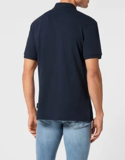 PHILIPP PLEIN Pique Polo Shirt SS Gothic Plein><noscript><img data-lazyloaded=