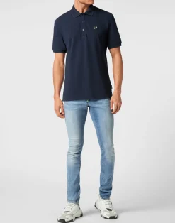 PHILIPP PLEIN Pique Polo Shirt SS Gothic Plein><noscript><img data-lazyloaded=