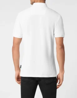 PHILIPP PLEIN Pique Polo Shirt SS Gothic Plein><noscript><img data-lazyloaded=