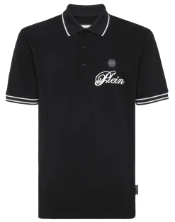 PHILIPP PLEIN Piquet Polo Shirt Signature>Uomo Polo