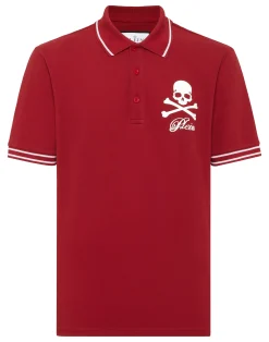PHILIPP PLEIN Piquet Polo Shirt Skull & Bones>Uomo Polo