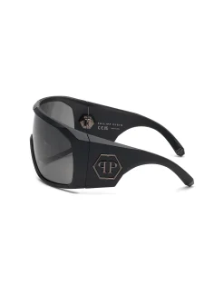 PHILIPP PLEIN PLEIN REFLECT OVERSIZE SUNGLASSES><noscript><img data-lazyloaded=