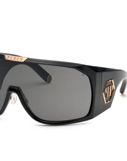PHILIPP PLEIN PLEIN REFLECT OVERSIZE SUNGLASSES><noscript><img data-lazyloaded=