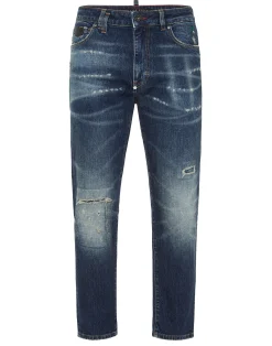 PHILIPP PLEIN 5-Pocket Detroit Fit Jeans>Uomo Denim