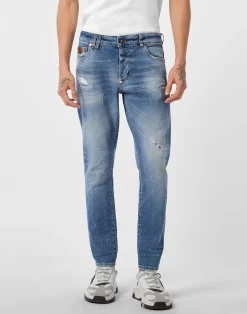 PHILIPP PLEIN 5-Pocket Skinny Jeans PP>Uomo Denim