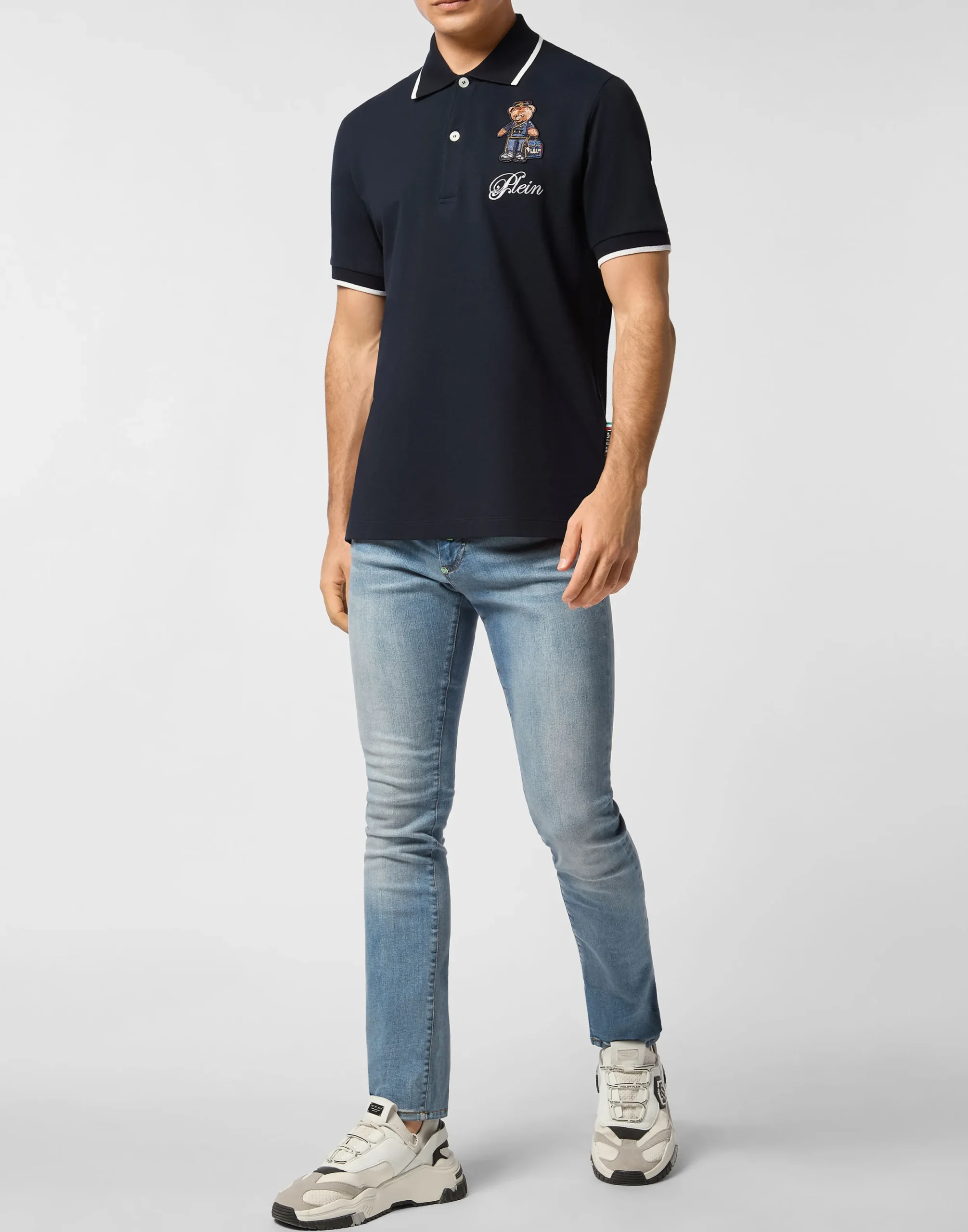PHILIPP PLEIN Polo Shirt Hotel Teddy Bear>Uomo Polo