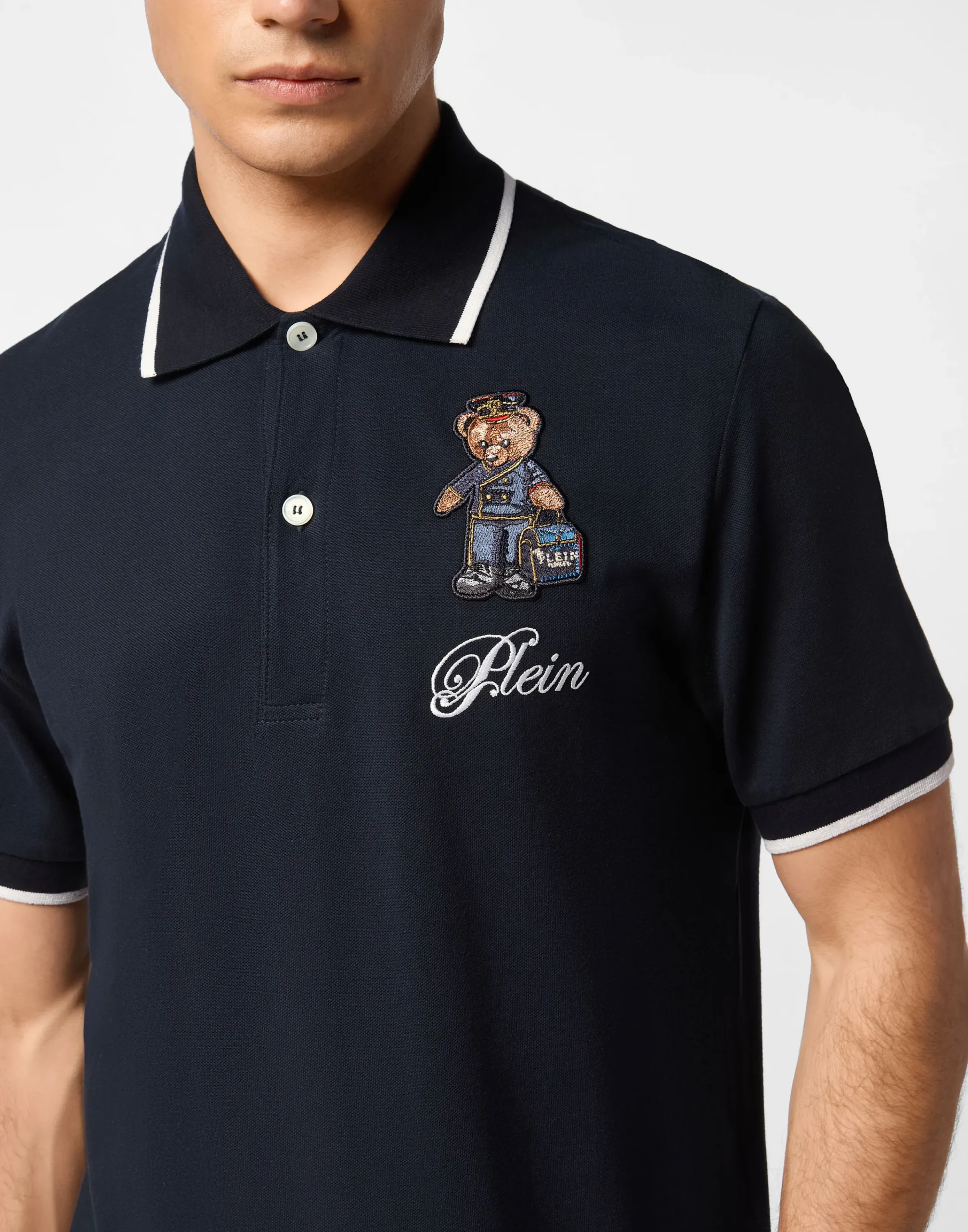 PHILIPP PLEIN Polo Shirt Hotel Teddy Bear>Uomo Polo