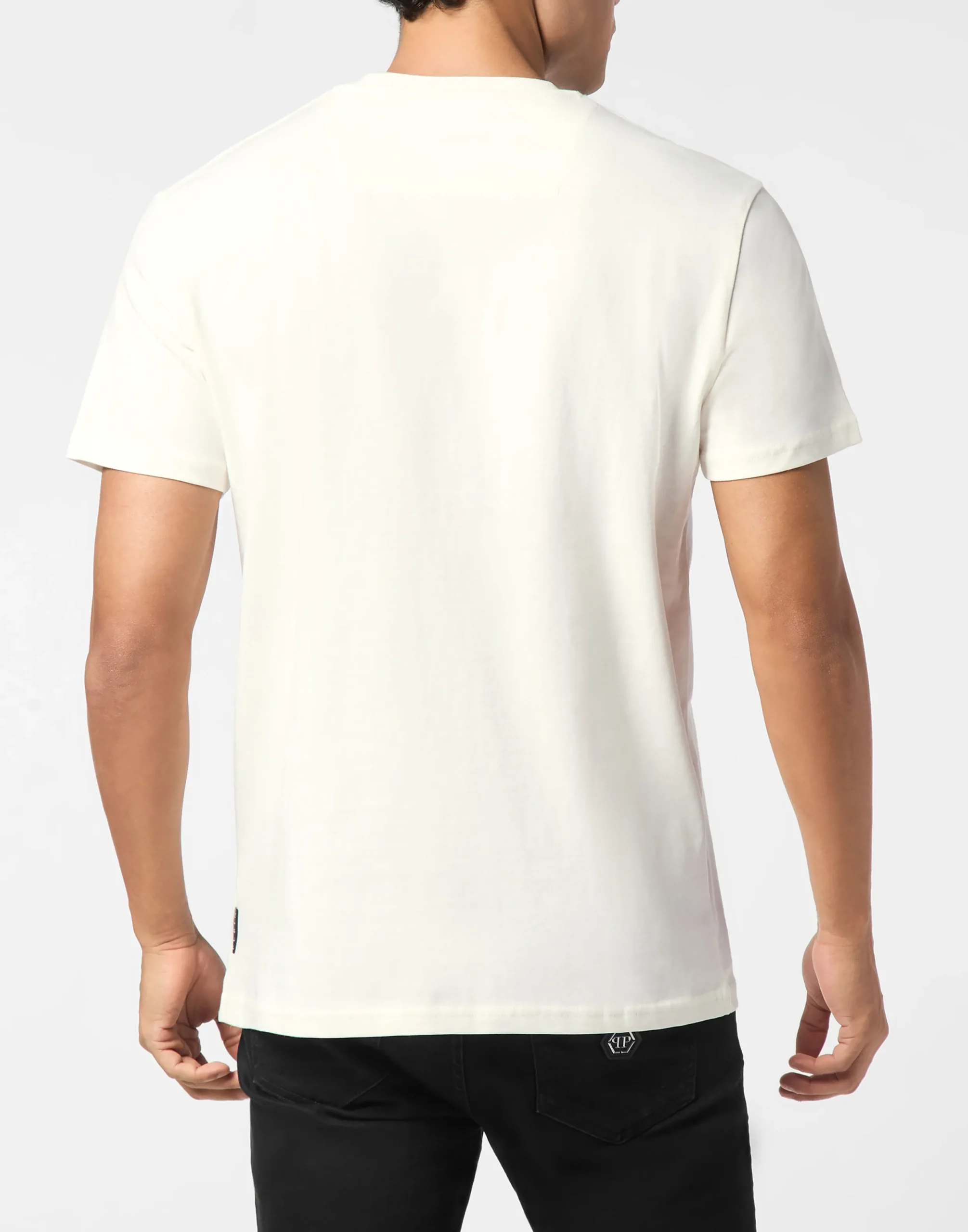PHILIPP PLEIN Printed Round Neck T-Shirt Signature>Uomo T-Shirts