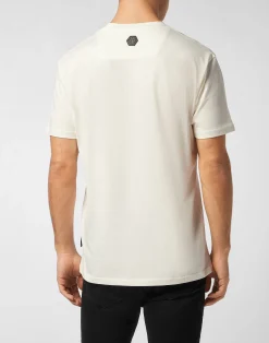 PHILIPP PLEIN Printed Round Neck T-Shirt Italic><noscript><img data-lazyloaded=