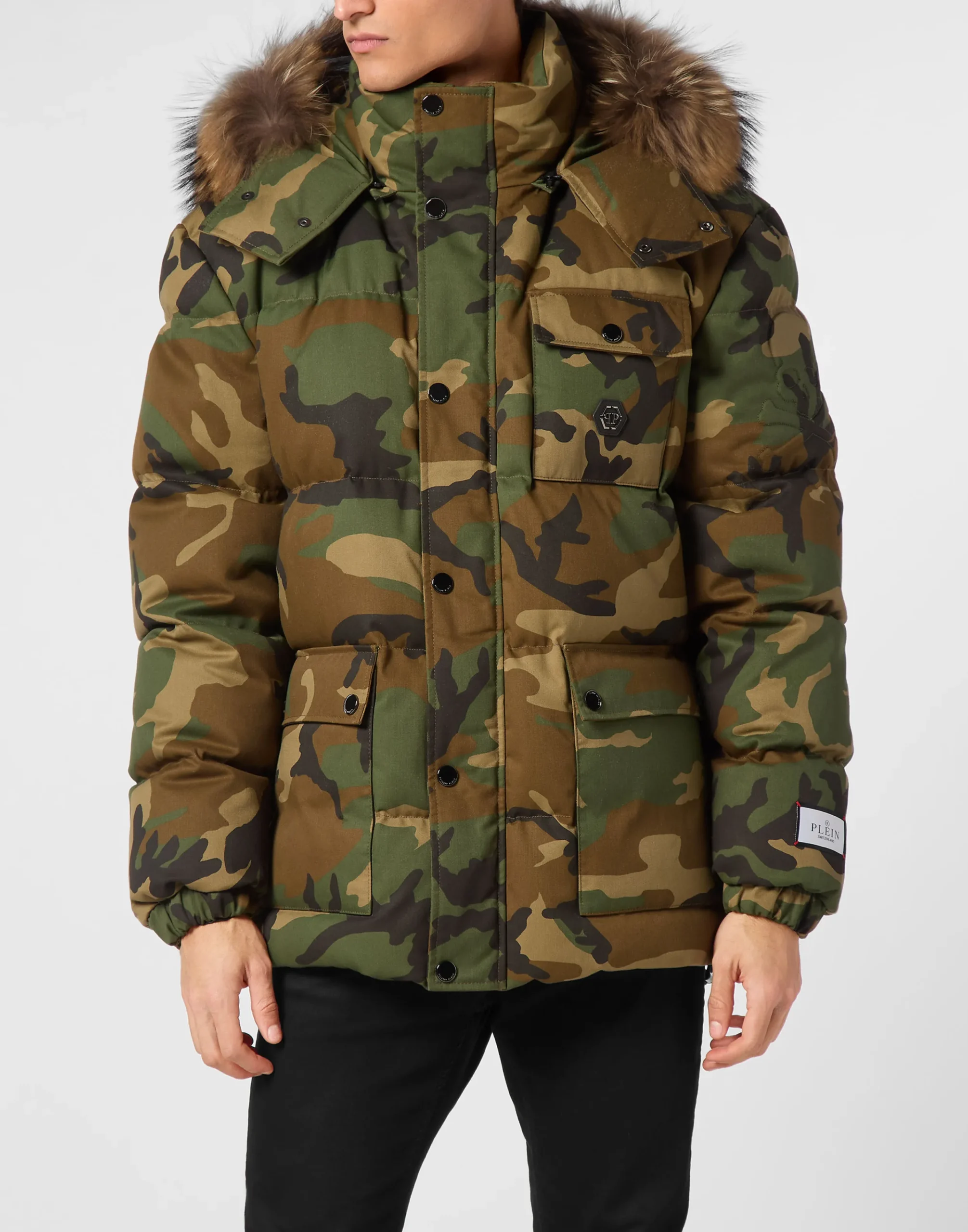 PHILIPP PLEIN Puffered Jacket>Uomo Giacche E Cappotti