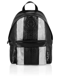 PHILIPP PLEIN Python Backpack>Uomo Zaini