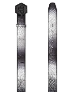 PHILIPP PLEIN Python Belt Hexagon>Uomo Cinture