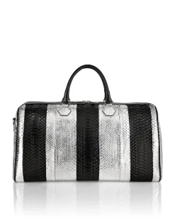 PHILIPP PLEIN Python Handle Bag>Uomo Shopper E Borse A Mano