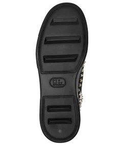 PHILIPP PLEIN Python Leather Mid-Top Sneakers Studs><noscript><img data-lazyloaded=
