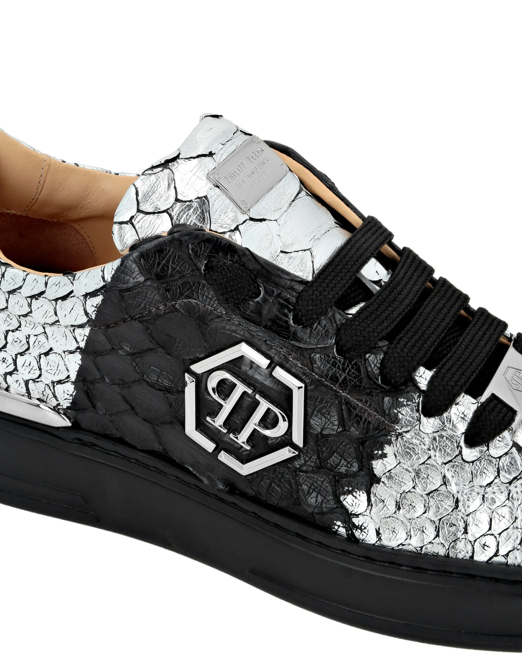 PHILIPP PLEIN Python Lo-Top Sneakers>Uomo Low Top Sneakers
