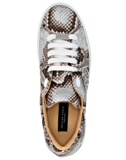 PHILIPP PLEIN Python Lo-Top Sneakers><noscript><img data-lazyloaded=