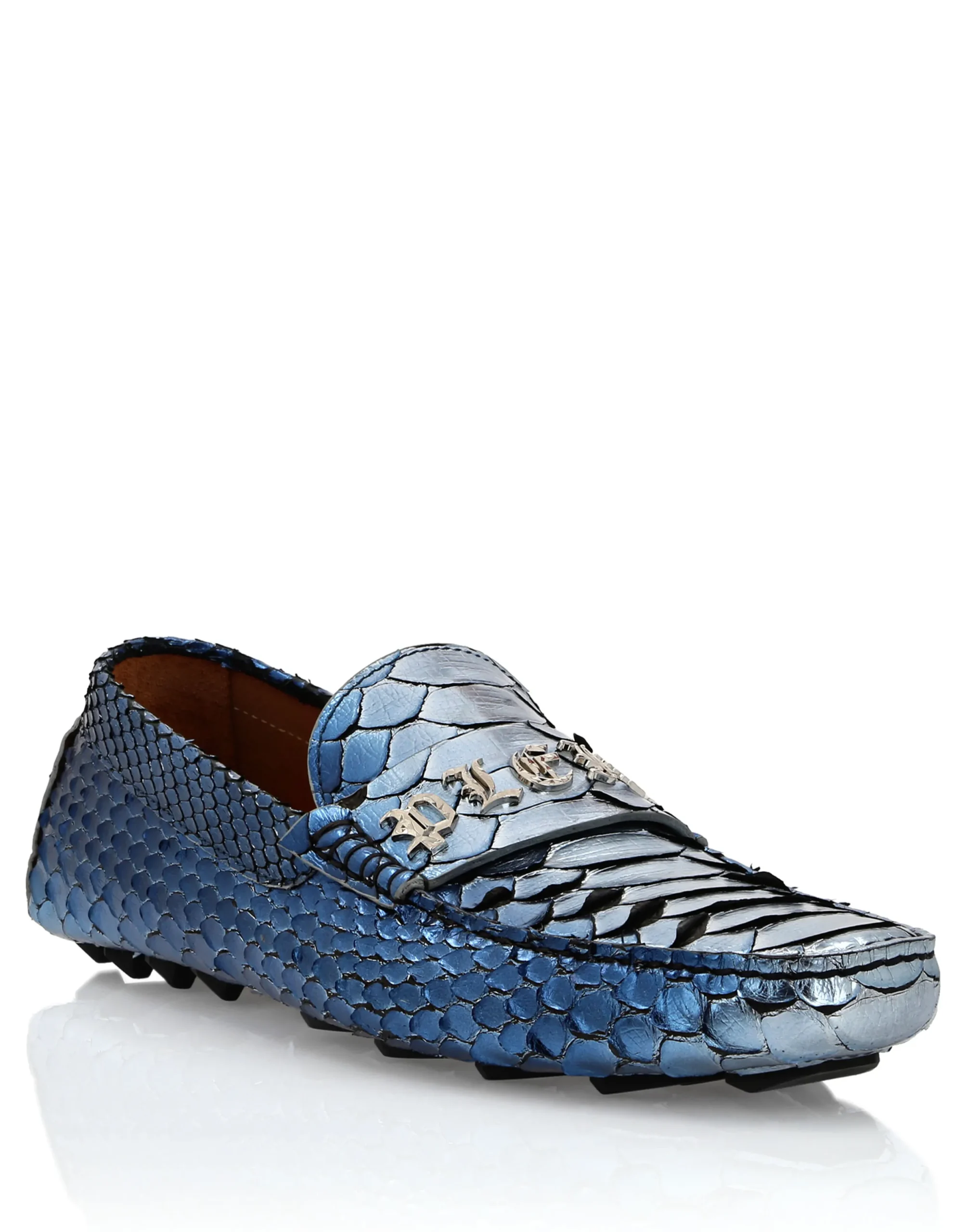 PHILIPP PLEIN Real Python Moccasin>Uomo Mocassini