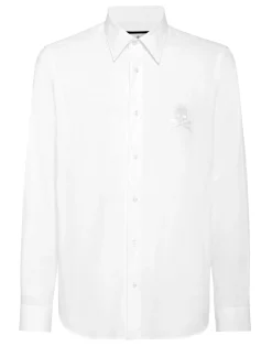 PHILIPP PLEIN Regular Fit Shirt Herringbone>Uomo Camicie|Sartorial