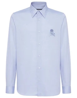 PHILIPP PLEIN Regular Fit Shirt Herringbone>Uomo Camicie|Sartorial