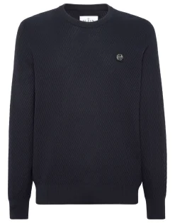 PHILIPP PLEIN Round Neck Pullover>Uomo Maglieria