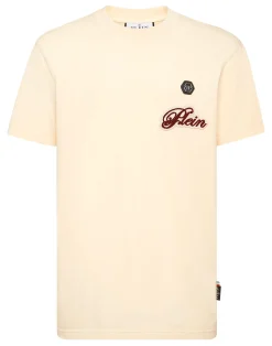 PHILIPP PLEIN Round Neck T-Shirt Basic Signature>Uomo T-Shirts