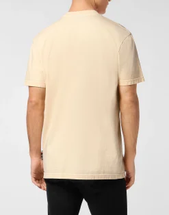 PHILIPP PLEIN Round Neck T-Shirt Basic Signature><noscript><img data-lazyloaded=