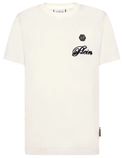 PHILIPP PLEIN Round Neck T-Shirt Basic Signature>Uomo T-Shirts