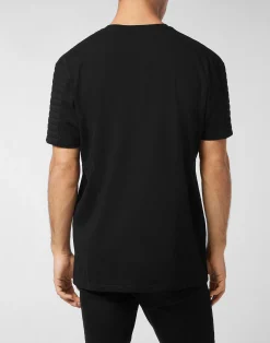 PHILIPP PLEIN Round Neck T-Shirt Biker Cut><noscript><img data-lazyloaded=