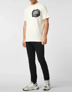 PHILIPP PLEIN Round Neck T-Shirt Boom Stones><noscript><img data-lazyloaded=
